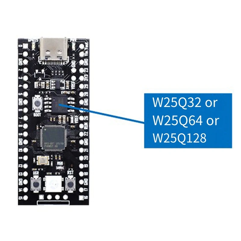 Placa-mãe para Raspberry Pi, RP2040, RP2 compatível, Raspberry Pi Pico, Micropython, Módulo Multifuncional