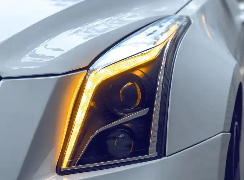 

Автомобильная фара в сборе, дневные ходовые огни, DRL, ближний свет для Cadillac ATS-L, указатель поворота