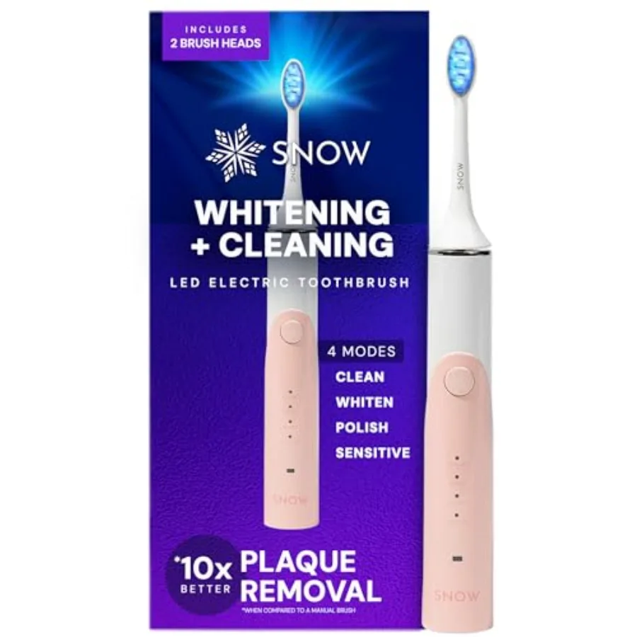 

LED Electric Toothbrush Gen 2 Rechargeable Electronic Brush for Adults Sonic Technology w/LED Light Whitening and Cleaning Powe