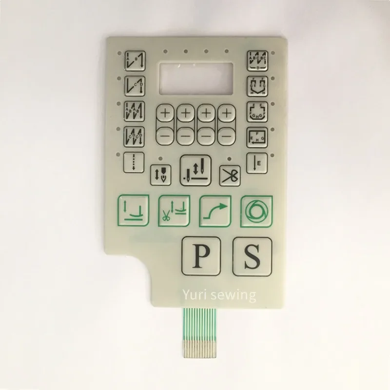 WR brand HULONG ZOJE control box panel operation board membrane keypad switch industrial sewing machine spare parts