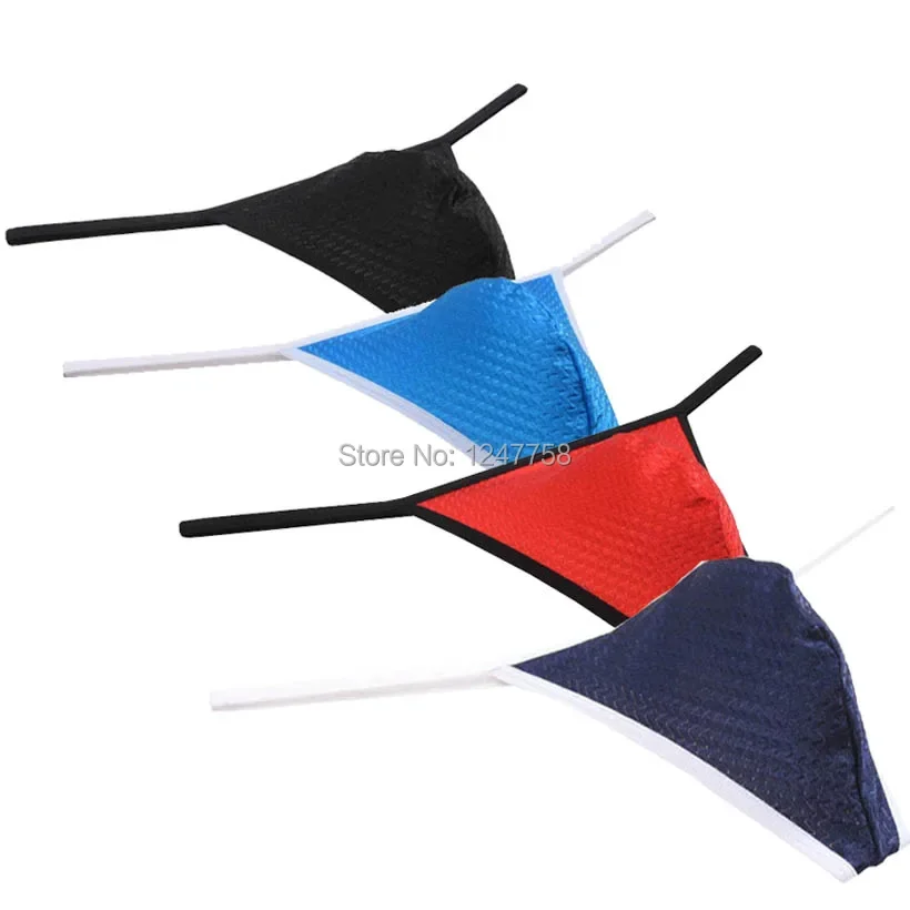 4Pcs/Lot  Male Secret T-Back Men Posing Thong Underwear Choice Hot Shots Brazilian G-String