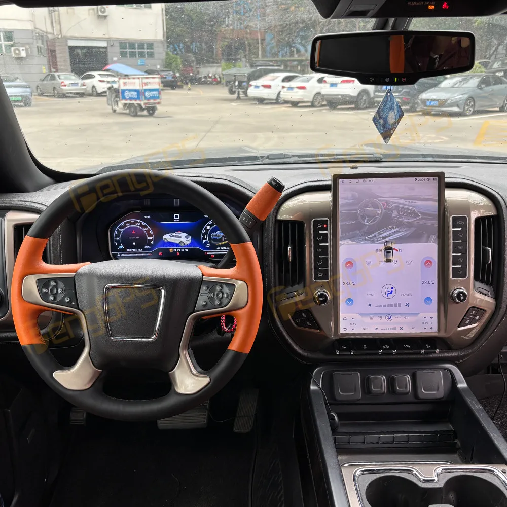 

12,3-дюймовый ЖК-экран для Chevrolet Silverado 2013-2019 GMC 2014-2020 Sierra, цифровая приборная панель автомобиля, приборная панель, спидометр