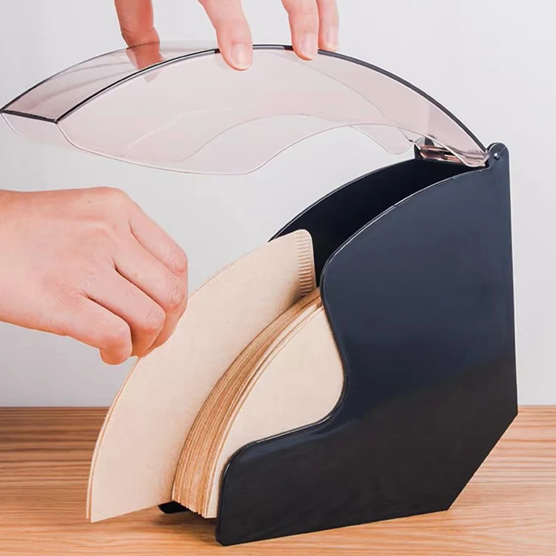 Coffee Filter Acrylic Paper Anti Dust No Bleach Filter Paper 100 Pcs Box V01 V02 V60 Coffee Maker Filter No Bleach with Anti