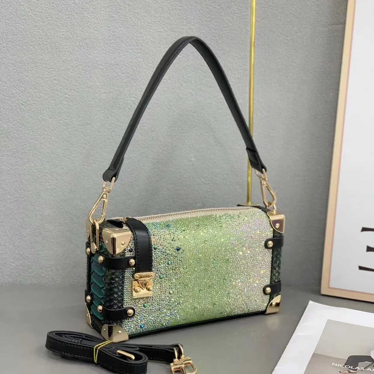 

Unique Luxury Diaper Bag For Women High-End Crossbody Handbag Designer Minimalist Vintage Large Capacity Leather Tote Bag