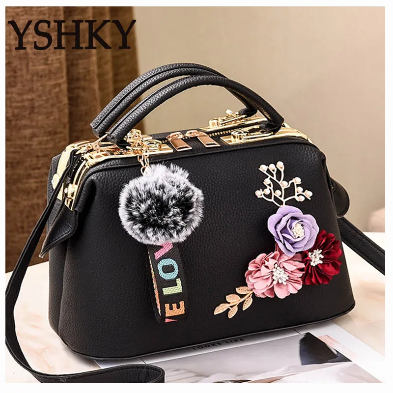 Female shoulder bags for women 2024 New fashion crossbody bag luxury handbags women bags designer travel Hairball bag