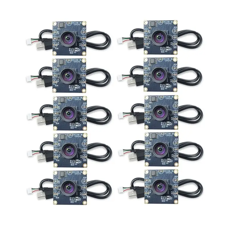A92Z 10Pcs 100 Degree Camera Module 1MP OV9732 1280X720 USB Free Driver Manual Focus With3 Meter Cable Forwinxp/7/8/10