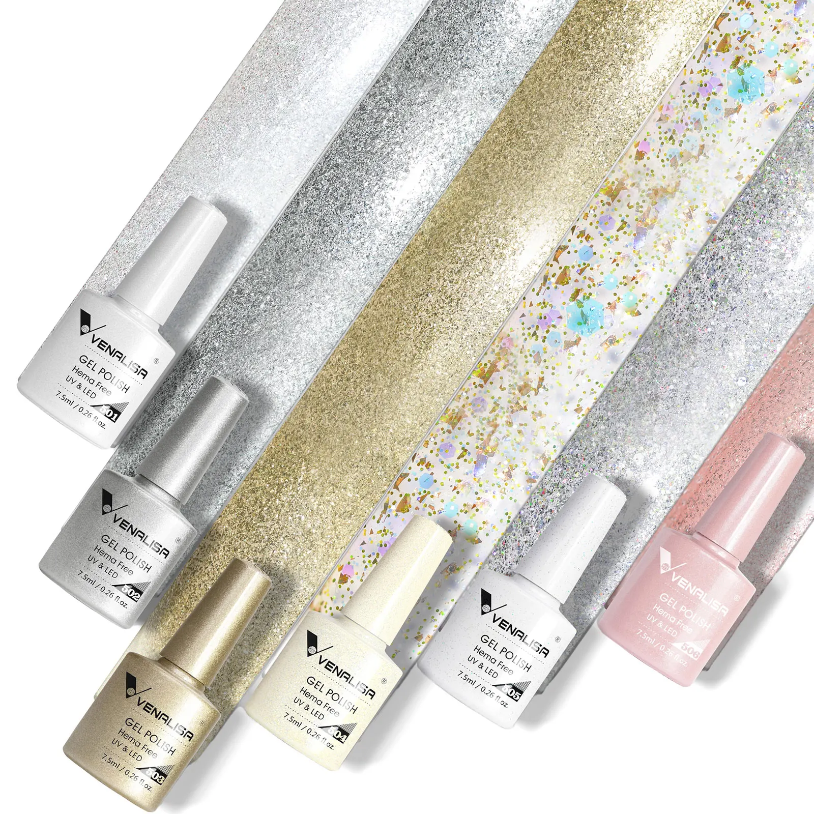 Venalisa Nagel-Gel-Nagellack, Herbstfarbe, TPO-frei, Herbstsaison, Gel-Nagellack-Set, Soak Off UV-LED, semi-permanentes Nagelgel, 6 Stück/Set – Detail 12