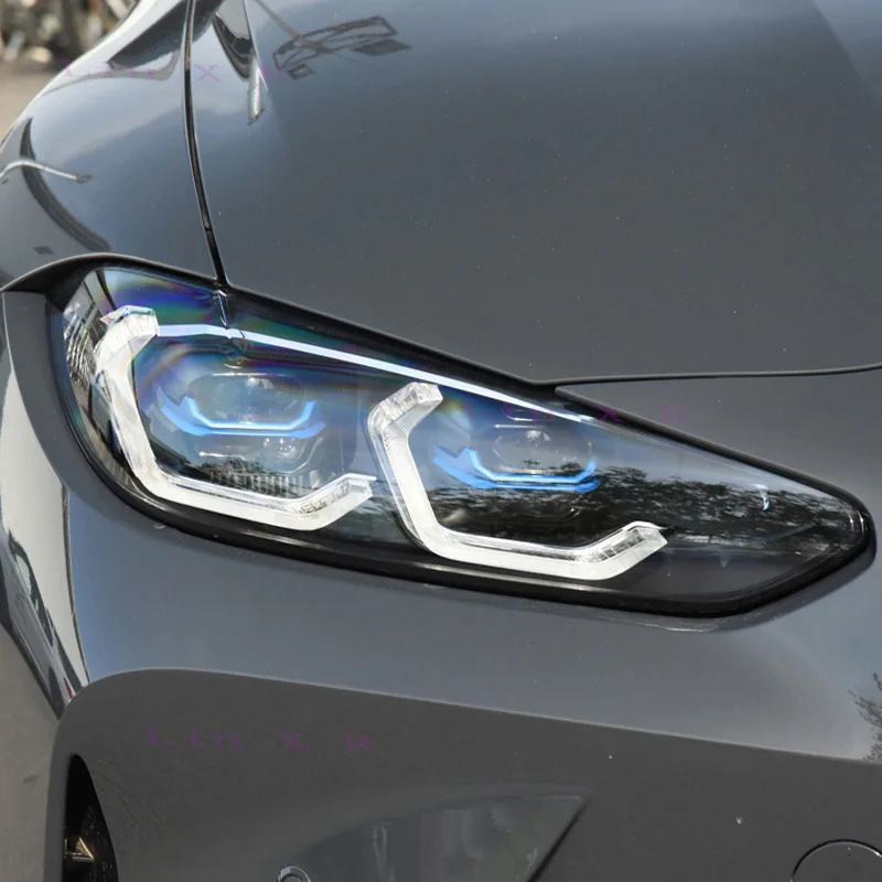 

Для BMW M3 G80 G81(2021-2023) автомобильная внешняя фара против царапин передняя лампа прозрачная защитная пленка из ТПУ наклейка