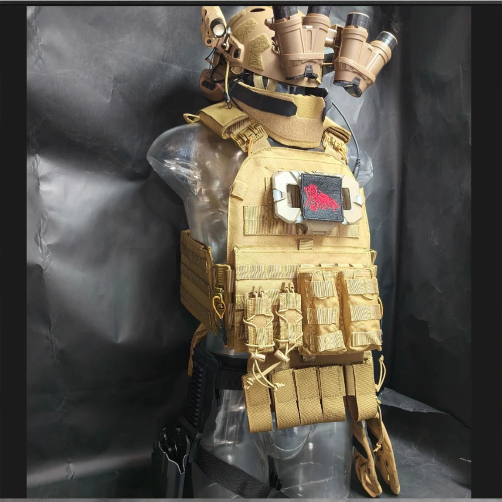 FANDAO Call Of Duty Tactical Helmet Set Airsoft Paintball Full Set Of Military Fan Equipment For Role Playing Delta Force Game - Image 3