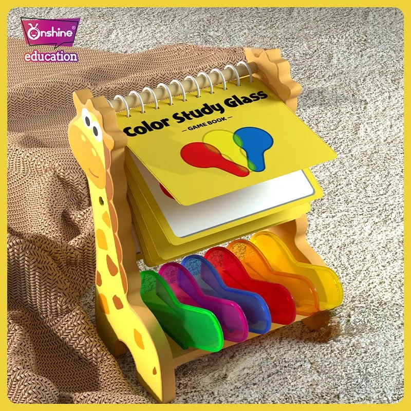 Onshine Color Mix Game Giraffe Light Film Mixing With Three Primary Colors Cognitive Children Science Experiment Steam Toy 3Y+