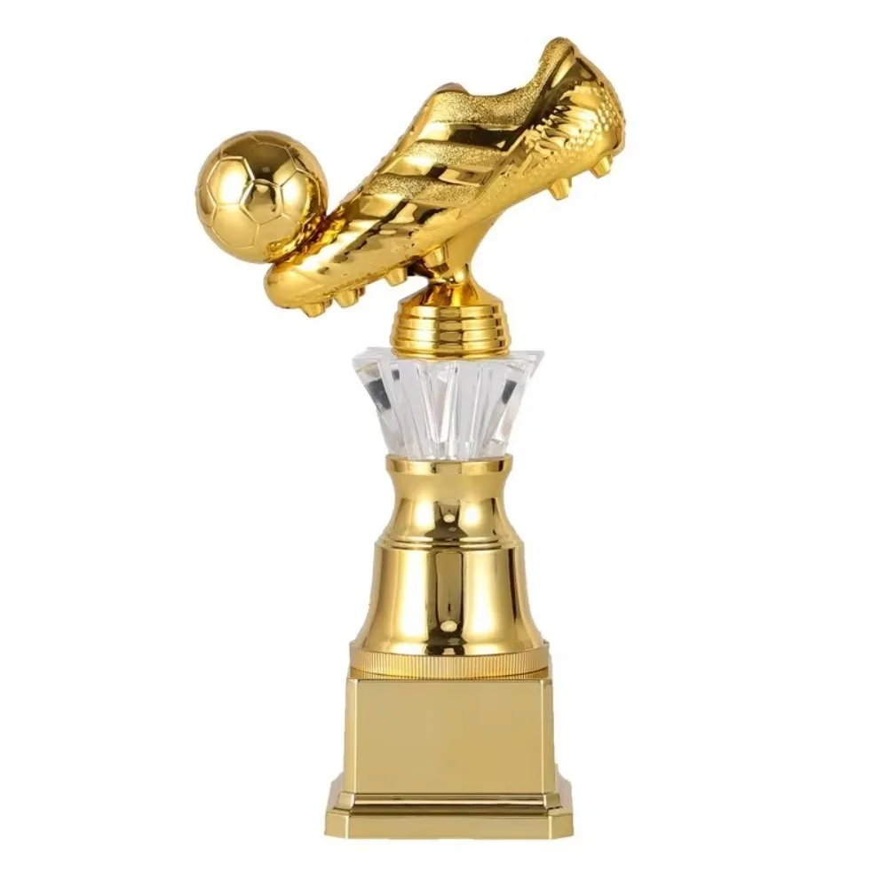 Youth Sports Golden Boot Award Trophy Football Match Excellent Player Award Soccer Fan Club Souvenir Cup Plastics Handicraft