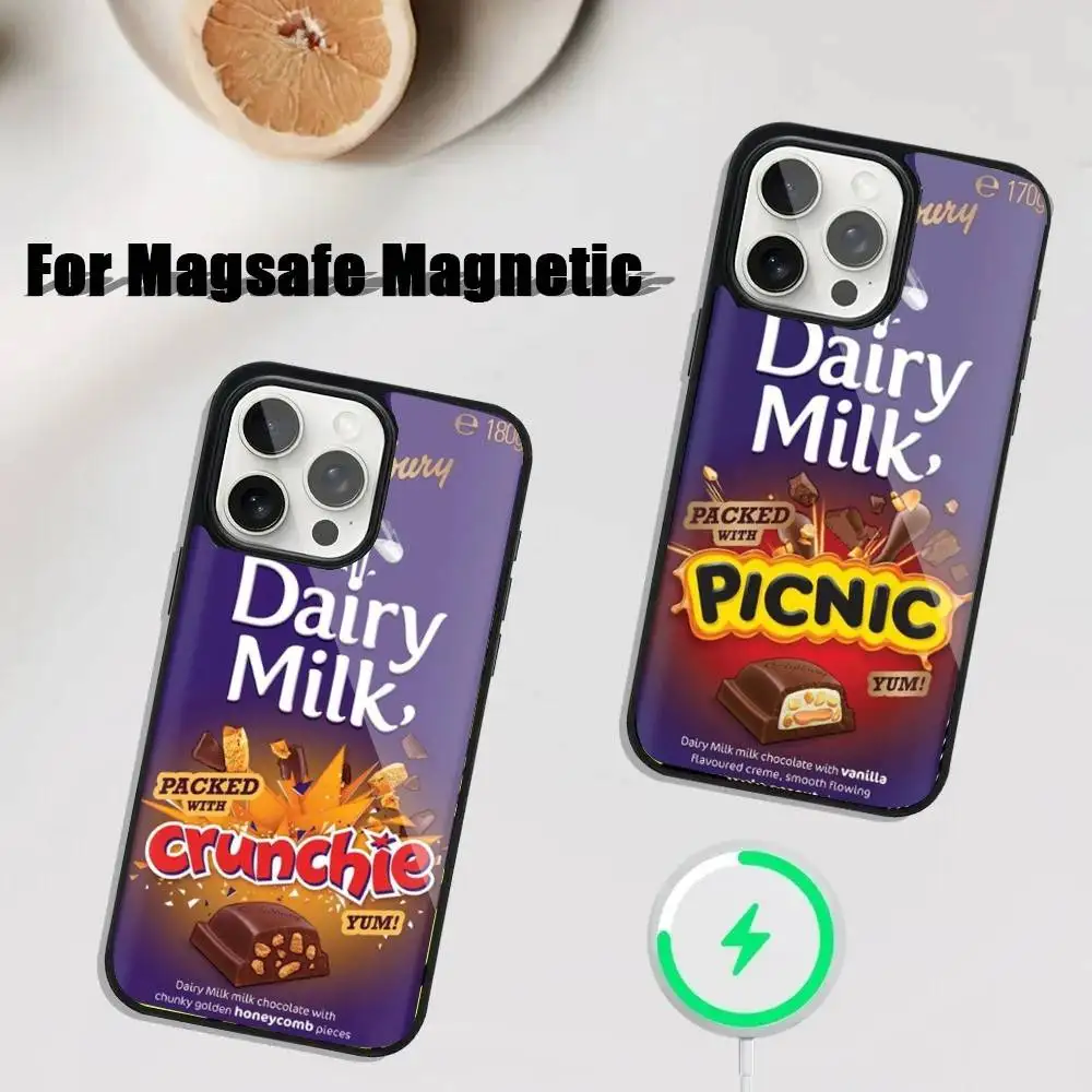 

Chocolate Biscuit Milk D-Drink Phone Case For iPhone 16,15,14,13,12,11,Plus,Pro,Max Mini Magsafe Magnetic Wireless Charging