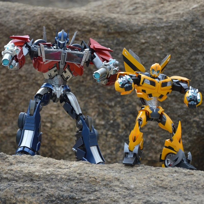 아이언 워리어 변신: 프라임 IW08 오버사이즈 범블비 - DLX 스케일 관절형 액션 피규어