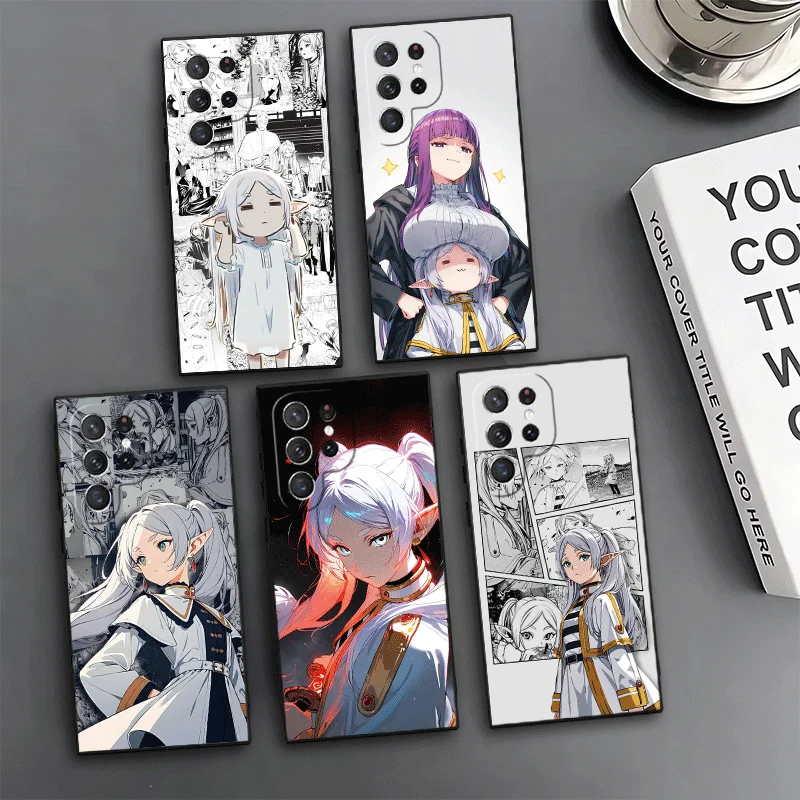 F-Frieren B-Beyond J-Journeys End Phone Case For Samsung Galaxy S24 S25 S26 Ultra S23 Plus S22 S21 FE S20 + Edge Pattern Customi