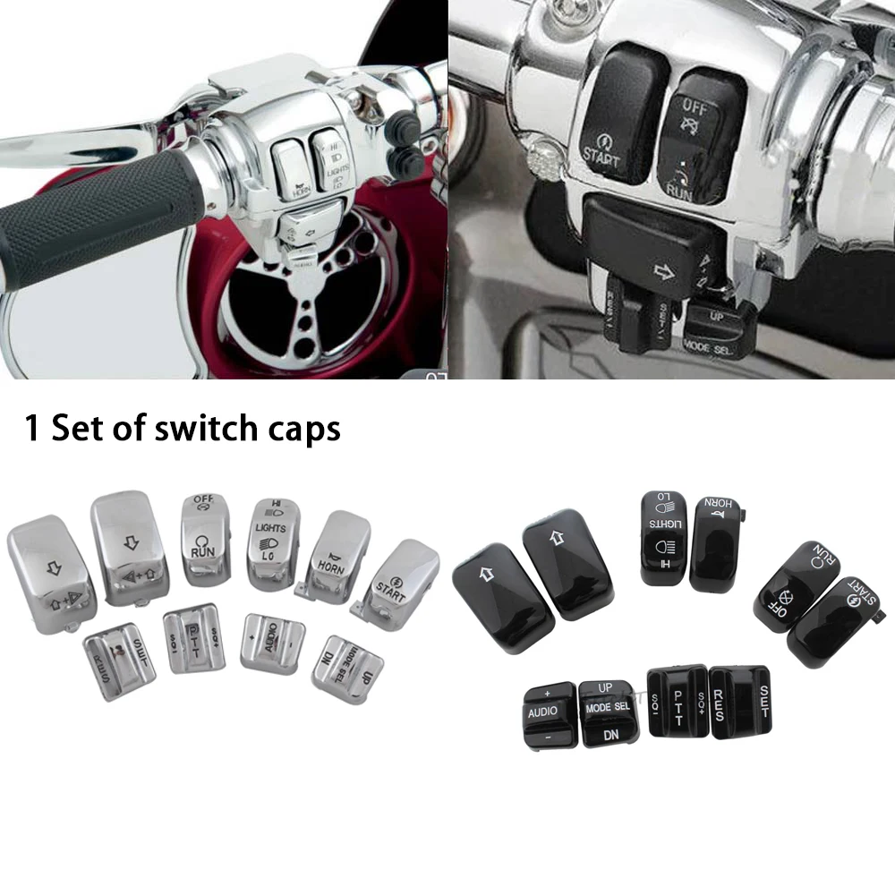 

Крышка ручного переключателя мотоцикла, крышка кнопки, АБС-пластик для Harley Touring Electra Glide Road Glide Road King FLHTCU 1996-13