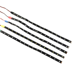 1X Flexible Strip Light 12V 30CM 15SMD Car LED Strip Light Ambient Light Waterproof Motorcycle Decorative Lamp Accessories