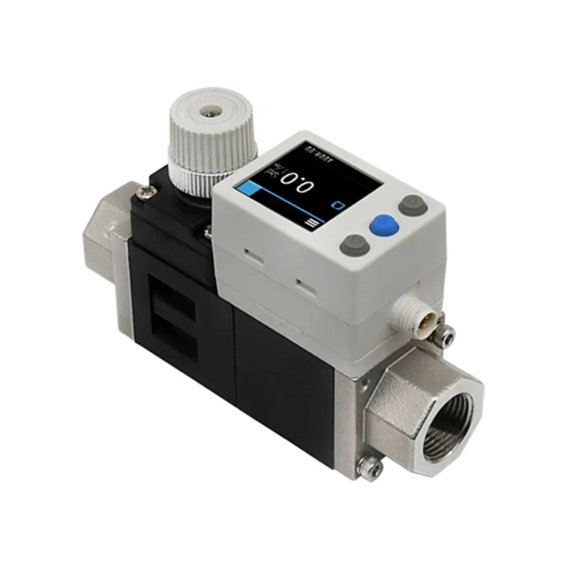 Proportivos da faixa de fluxo 0.5-250SLPM RS485 do sensor de fluxo líquido do vórtice da válvula de agulha