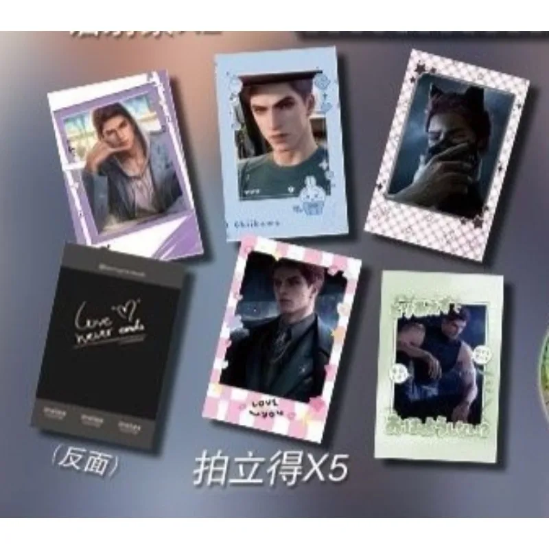 Valko Small Card Badge Suit Love and Deepspace Anime Peripheral Laser Ticket Photo Small Card Badge Suit 20 Pcs Birthday Gift view 3