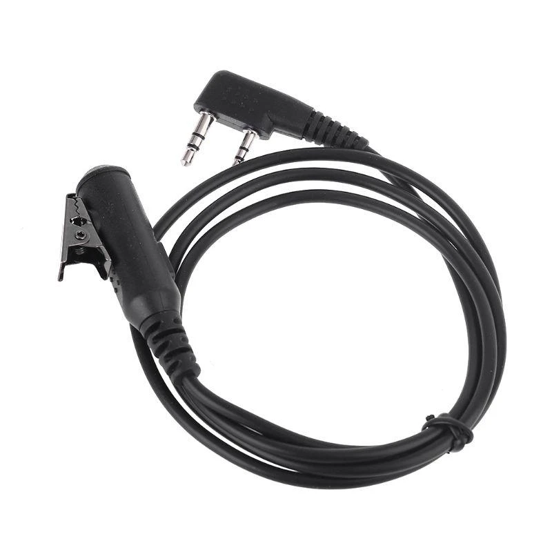 62KA 1PC หูฟังสายการถ่ายโอนสาย 185 ซม. สำหรับ Retevis RT21 RT22 RT24 WALKIE TALKIE