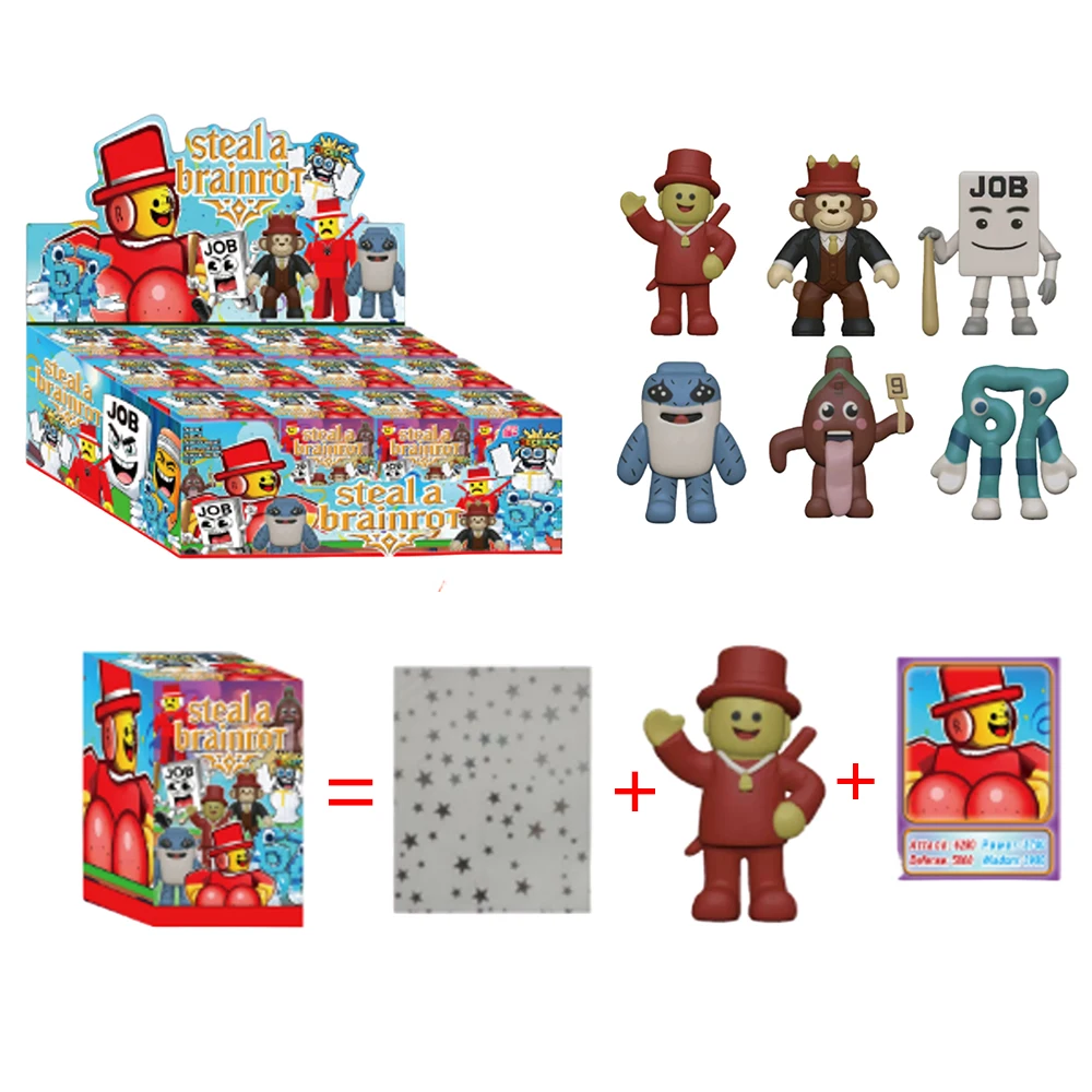 جديد 3.5 بوصة سرقة الدماغ الفساد صندوق أعمى 12 صناديق العرض دمية لعبة اليدوية صندوق أعمى تفكيك هدايا عيد الميلاد السنة الجديدة #1