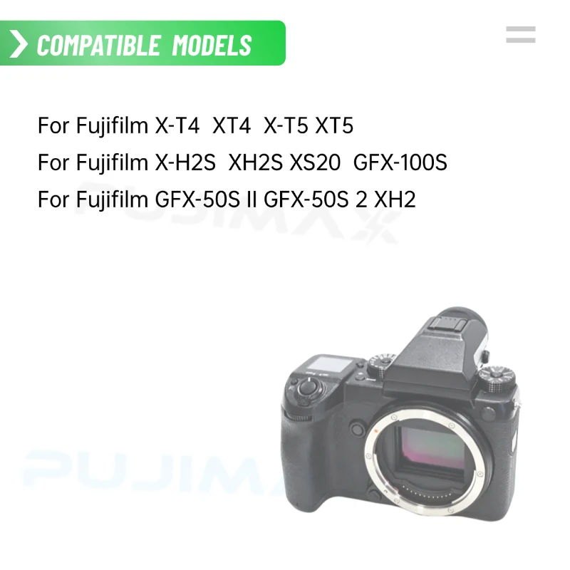 PUJIMAX 2550mAh NP-W235 W 235 USB-C Rechargeable Battery for Fujifilm X-T5 X-S20 X-H2S X-T4 X-H2 GFX-100S GFX-50S II Camera