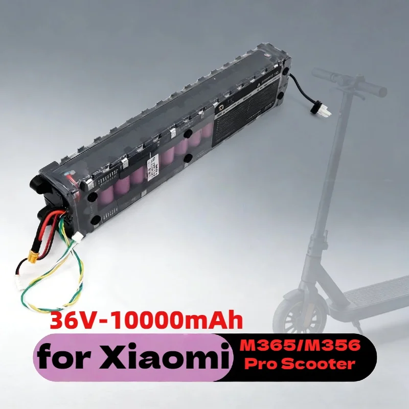 2025New 36V 10000mAh Li-ion BatteryPack–Rechargeable Durable Replacement Spare for Xiaomi M365/M356 Pro Scooter High Performance