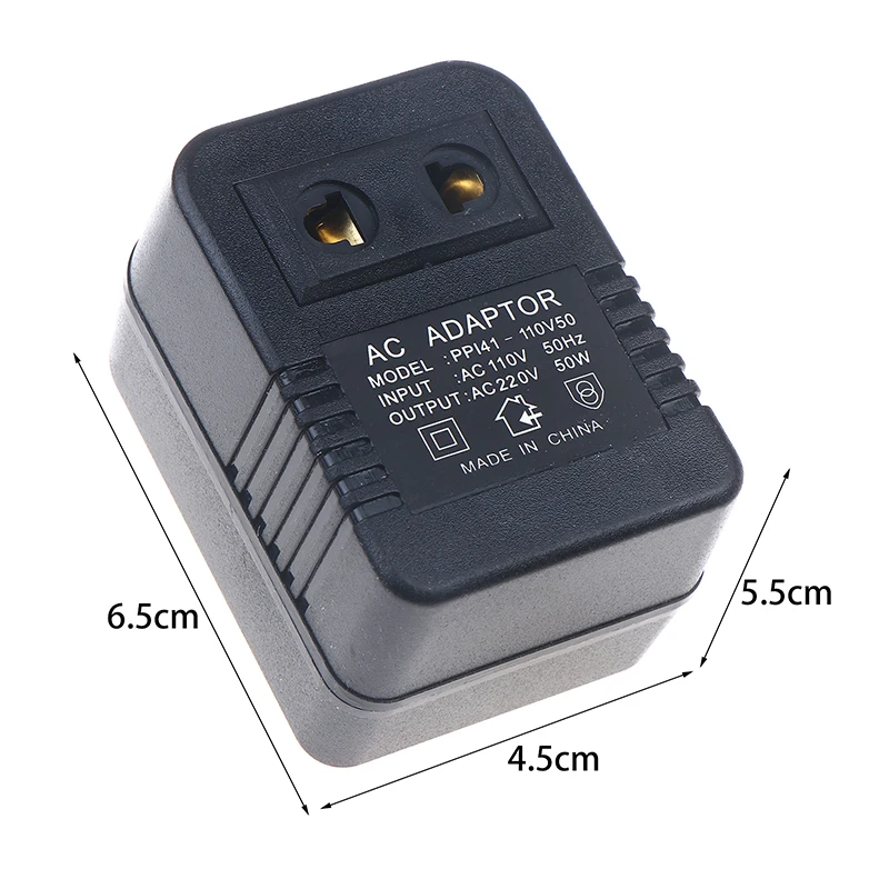 Hot Sale EU US Plug Step Down Transformer Travel Adapter AC220V To 110V Or 110 To 220V Converter 50W Voltage Converter Regulator view 6