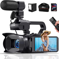 6K Ultra HD Professional Video Cameras for Photography 64MP WiFi Night Vision Livestream Camcorder 18X Digital Zoom Vlog Camera