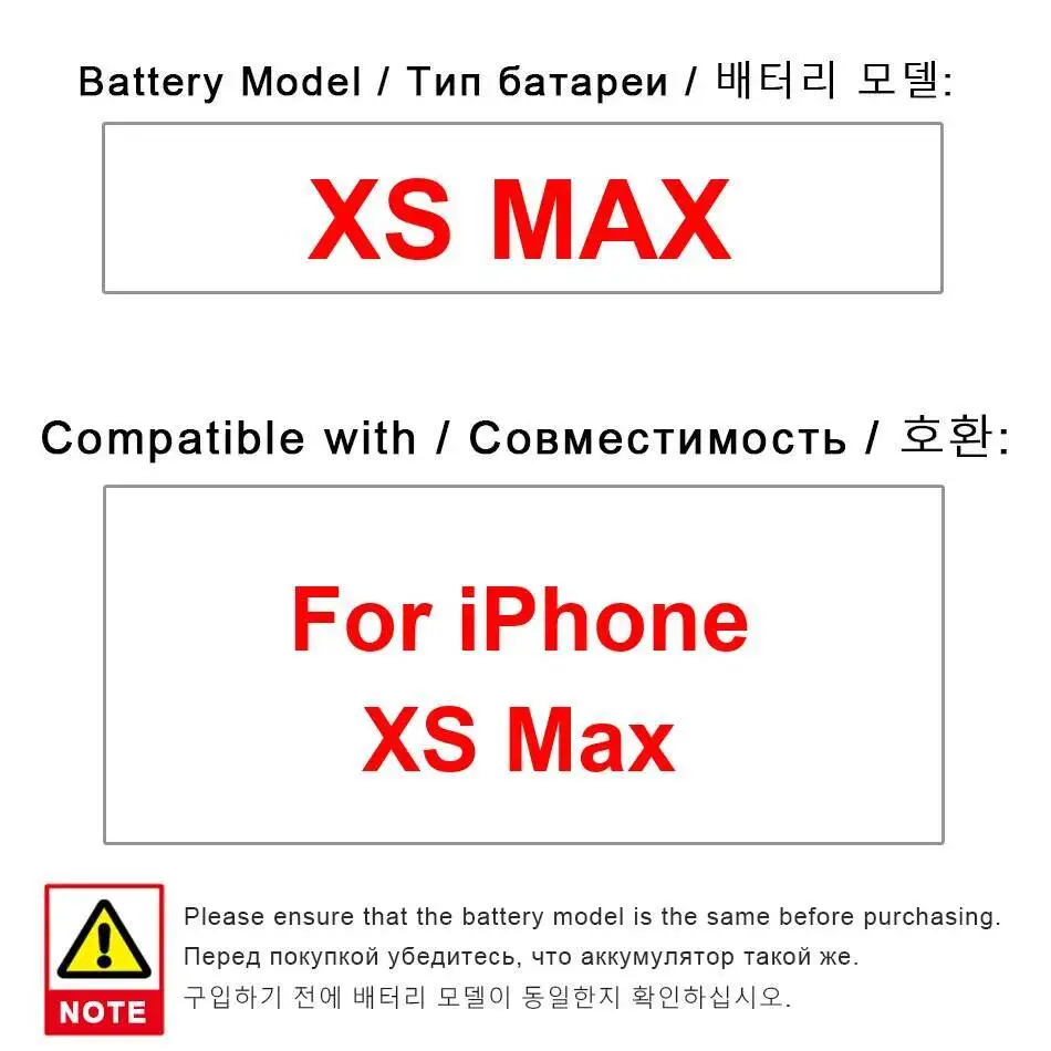 

Reliable Replacement Mobile Phone Battery Good Low-Temperature Performance 3174Mah For Apple Iphone XS Max