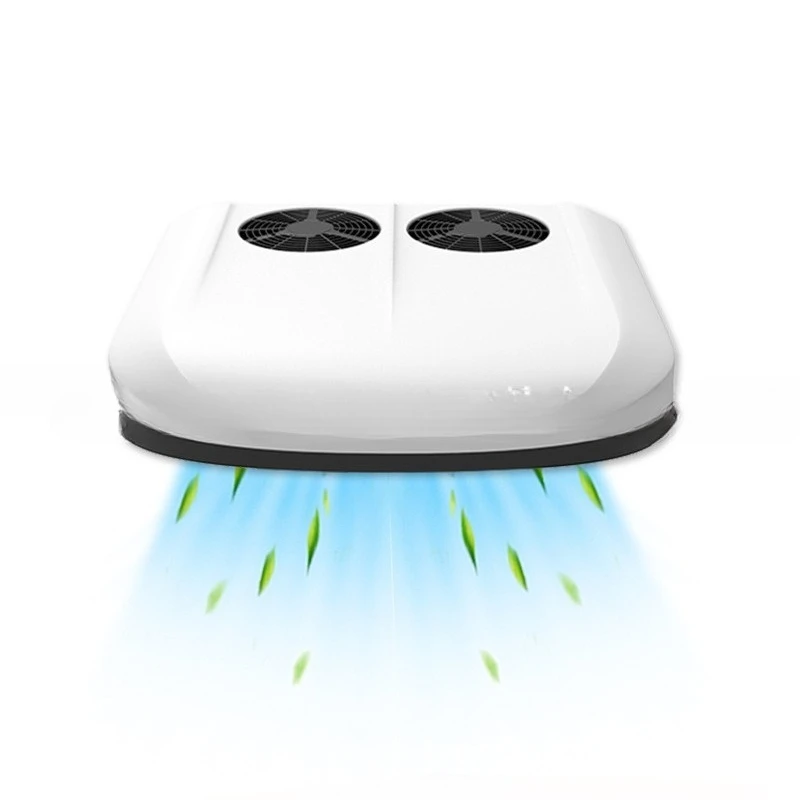

New double fan RV air conditioner high cooling capacity frequency conversion electric parking dining car air conditioner