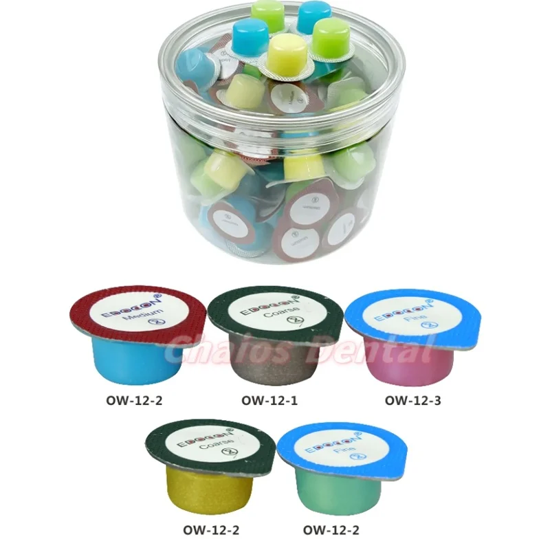 

100Pcs Dental Polishing Paste Jelly Fruity Tooth Whitening Polishing Paste Oral Cleaning Materials Coarse/Medium/Fine