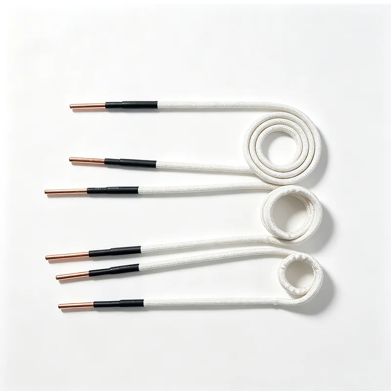 4Pcs Induction Heating Coil Set Flexible Copper Heating Coil For High Frequency Induction Heater Metal Welding Melting Tool