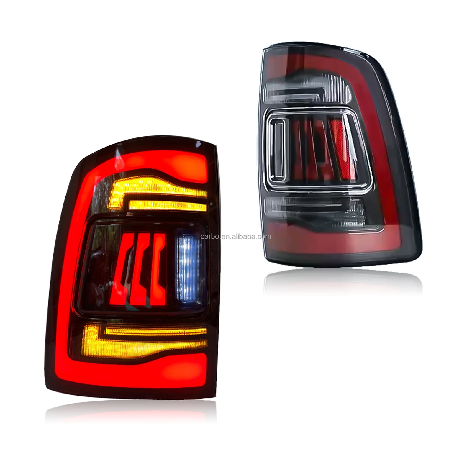 RGB Taillights For 2009-2018 Dodge RAM Truck 1500 & 2500 Plug Play Pick-Up Car Rear Lamp New Condition Automobile Accessory