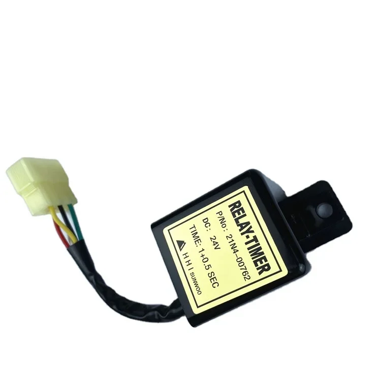 

Good Price 21N4-00762 Excavator Relay Timer for Excavator R210-7 R220-7 Electric Parts 24V Batteries Relay