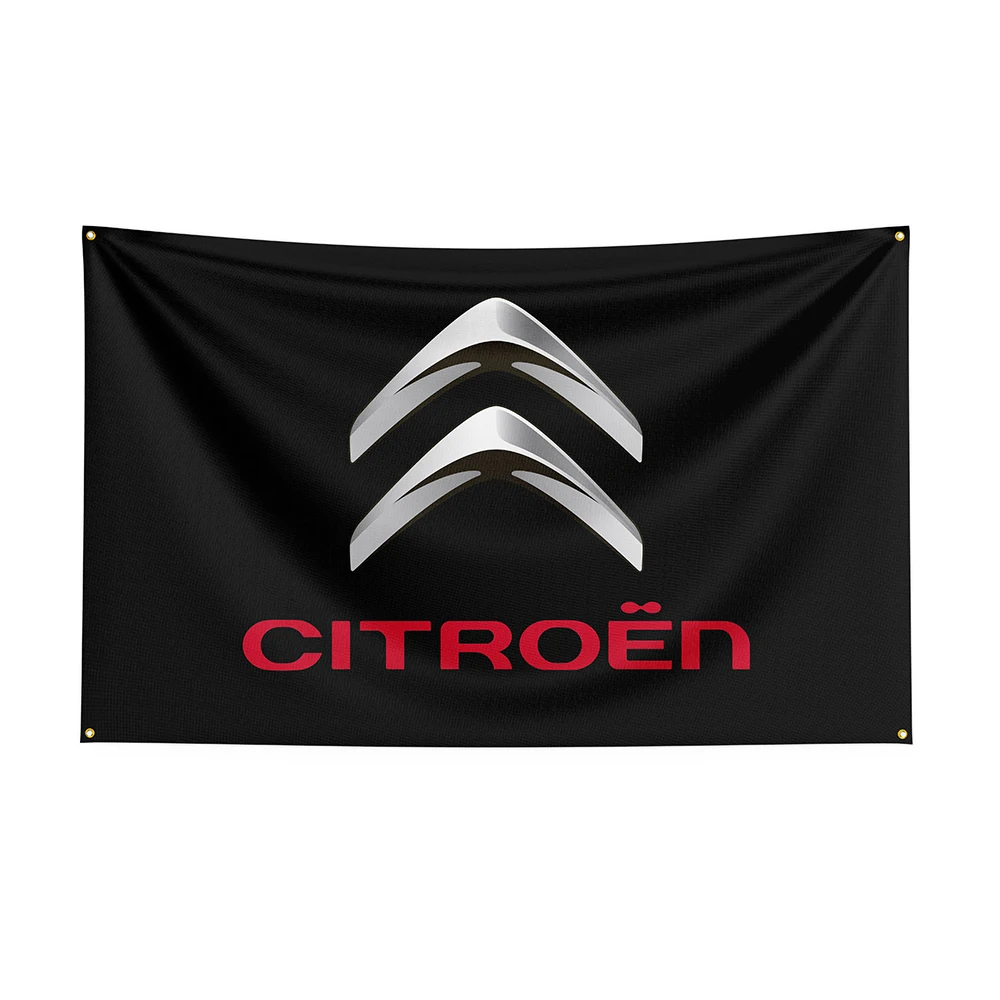 3x5 Citroens Flag Polyester Printed Racing Car Banner For Decor 1