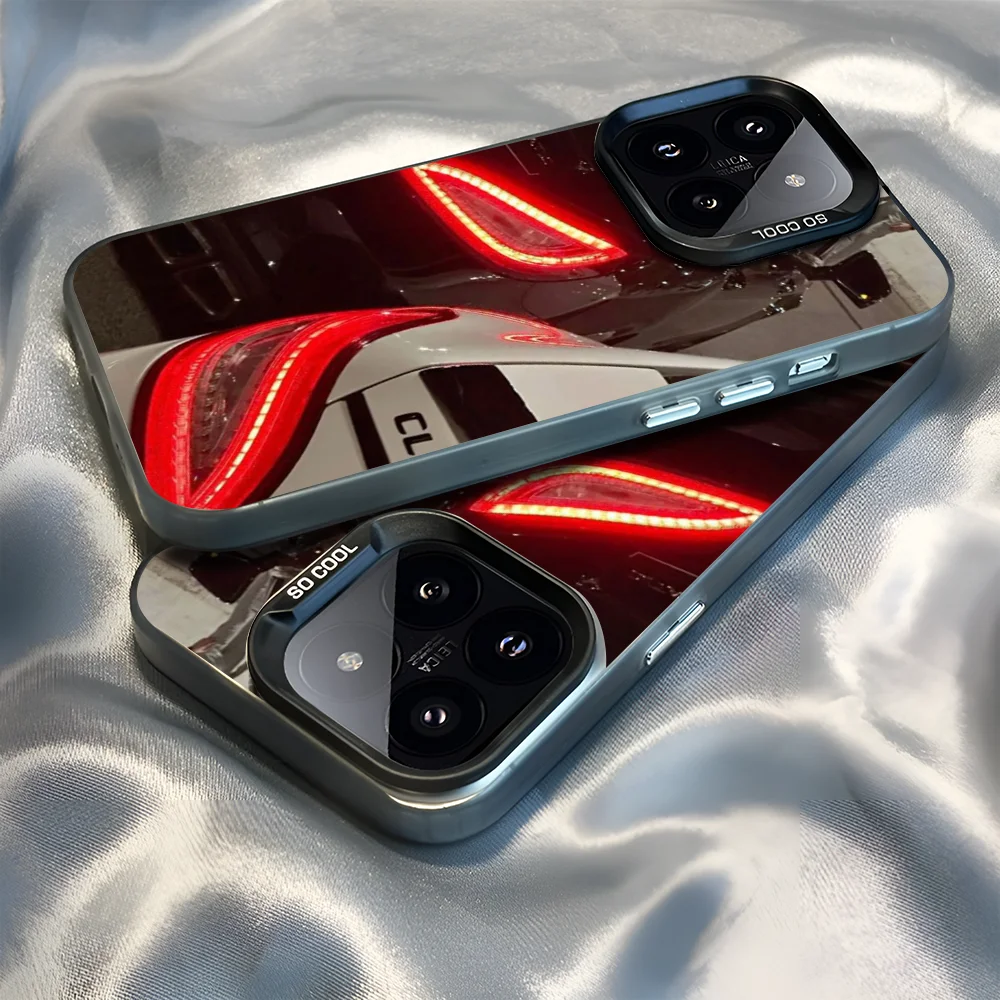Epc M-Mercedes-S-Benz AMG Phone Case IMD Phone Case For IPhone 16 15 14 13 12 11 Pro Max Plus Color Silver Cover