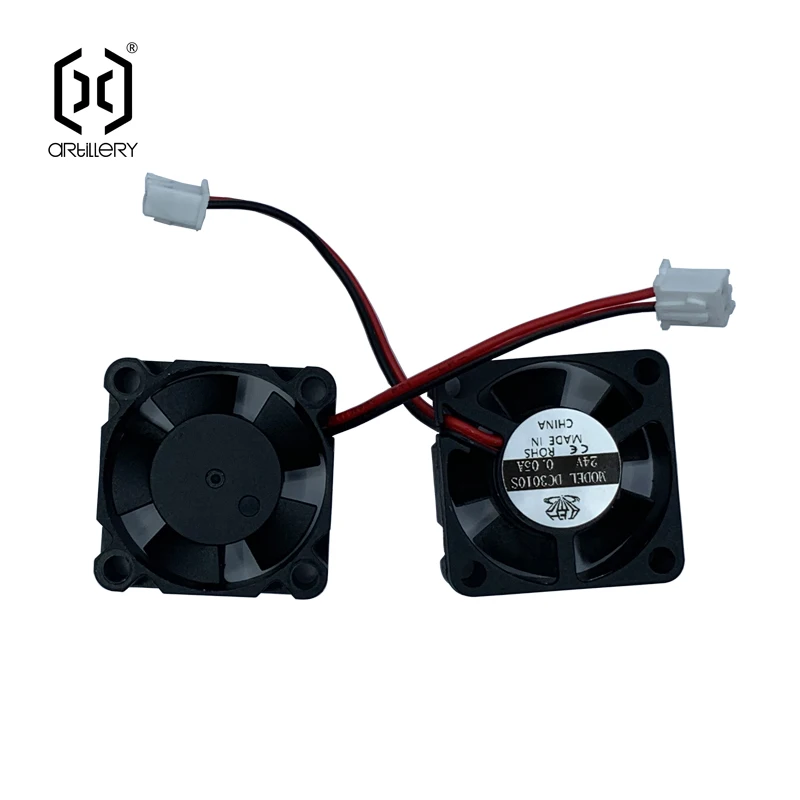 Artillery 3D Printer Original Parts Printing Nozzle Cooling Fan 3010 And 4010 24V Turbo Fan With 2.54 Terminal For Hornet Hotend