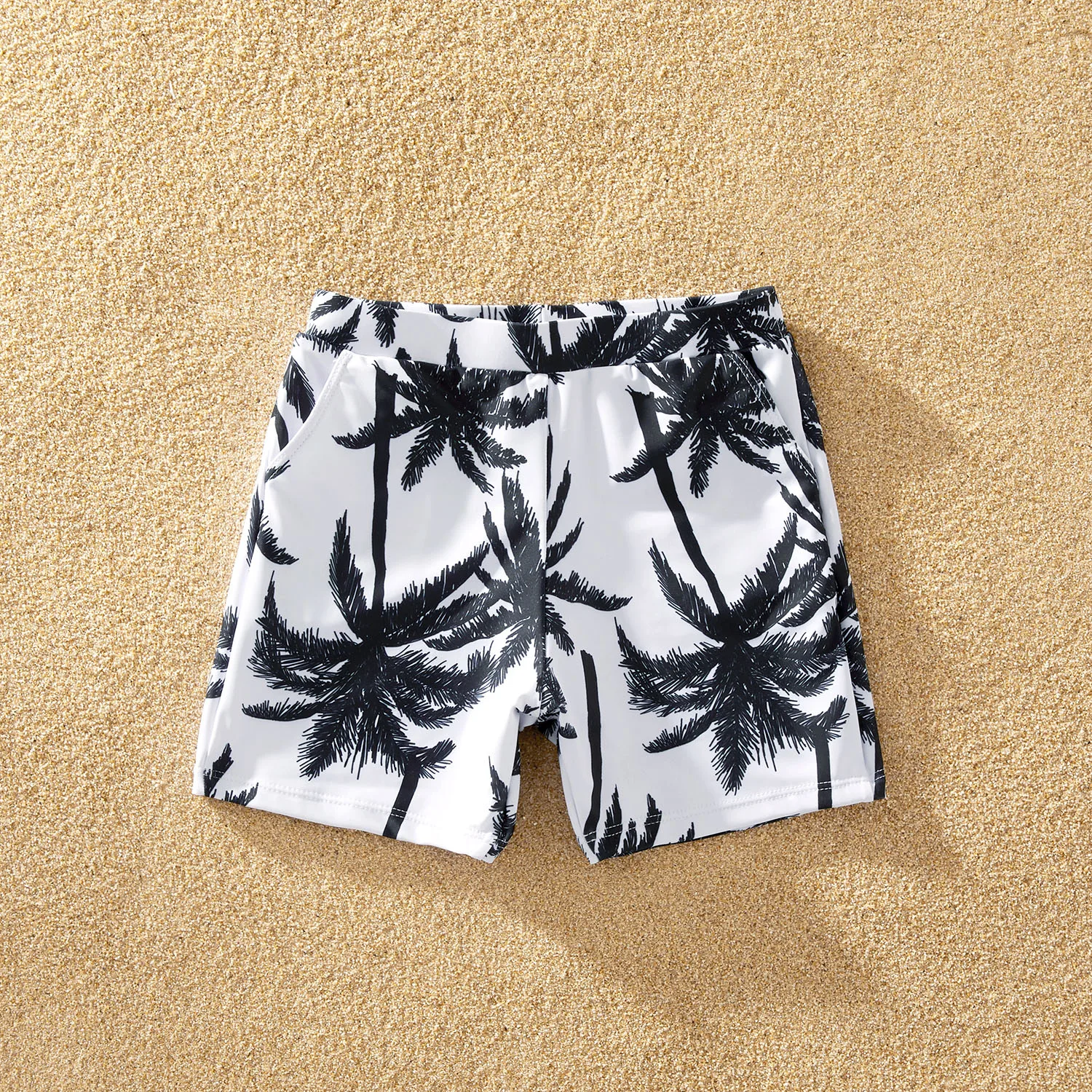 PatPat Family Look Swimwears Coconut Tree Print One-piece Couple Look