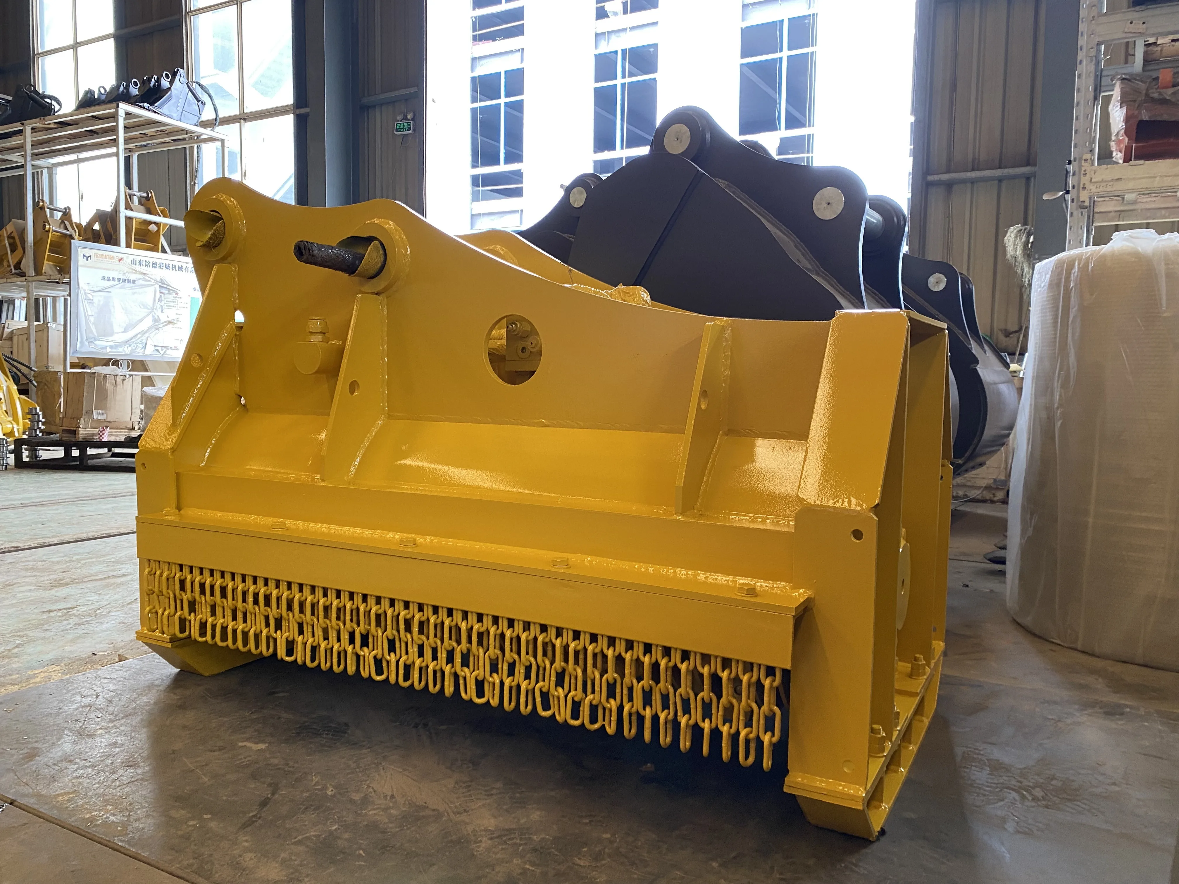 Professional Factory Hydraulic Forest Mulcher for Excavator Construction Grass Brush Cutter Flail Mower Wood Crushing
