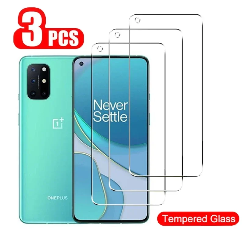 3pcs Tempered Glass for Oneplus 8T 9 9R 9RT 10T 5G Screen Protector for Oneplus Ace Pro Nord CE 2 Lite 2T N10 N20 SE N100 N200