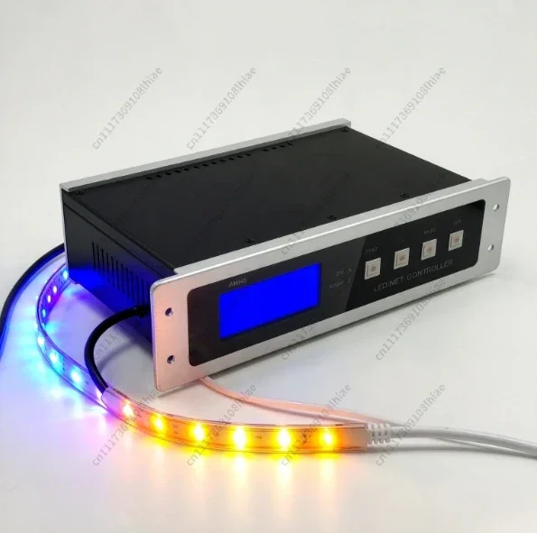 4-Channel Pixel LED Strip Controller with ARTNET/DMX/SPI/SACN, Programmable Digital Decoder for Stage Lighting & LED Displays