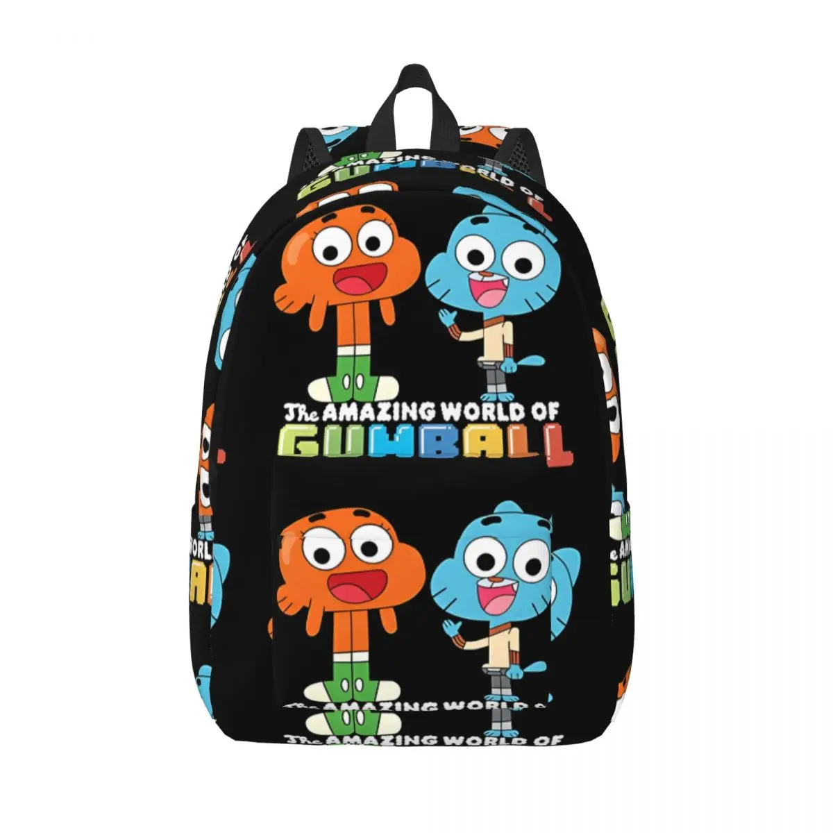 And Darwin Greet Kindergarten Bag Gumball Girl Kid Versatile For School For Gifts Retro Washable Schoolbag