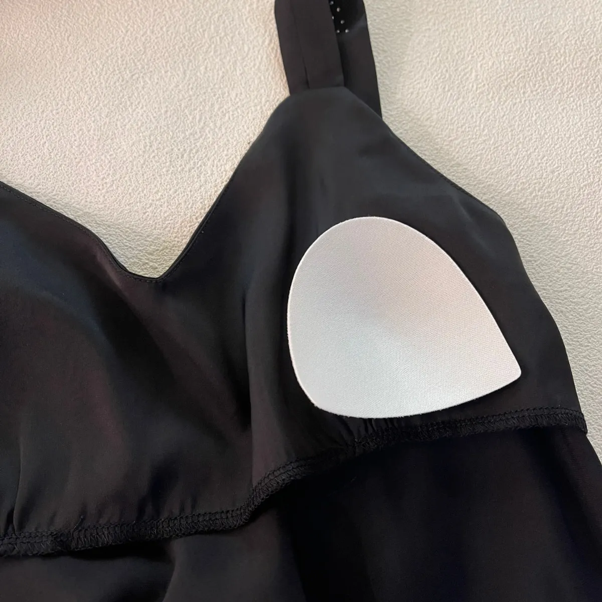 Lencería Sexy de Seda Fría para Mujer, Estilo 2025, con Relleno en el Pecho, Ropa de Dormir de Gran Tamaño, Estilo Pure Desire