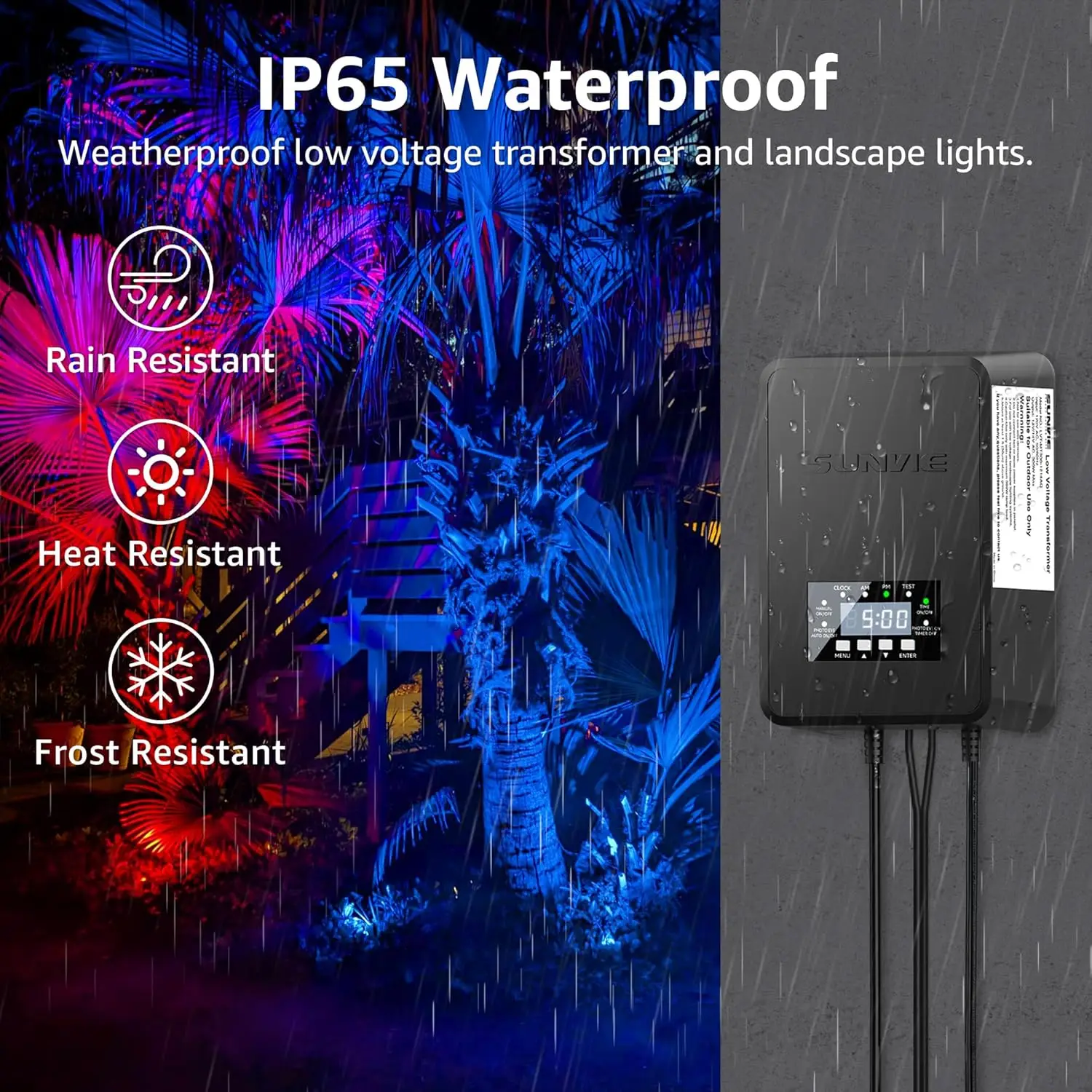 12 sztuk reflektorów krajobrazowych RGBW ze zmiennymi kolorami, z transformatorem 300W, wodoodporne reflektory LED do ogrodu i na podwórko