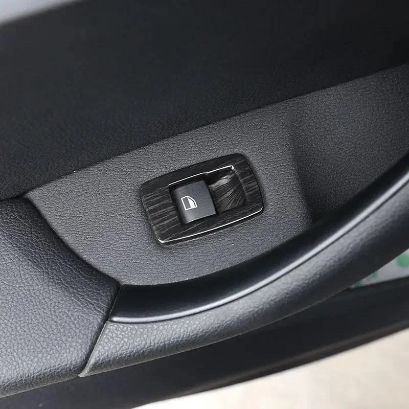 Car Styling ABS Chrome Car Window Lift Switch Frame Trim Cover Sticker Interior Car Accessories For BMW X1 F48 X2 F47 2016-2020