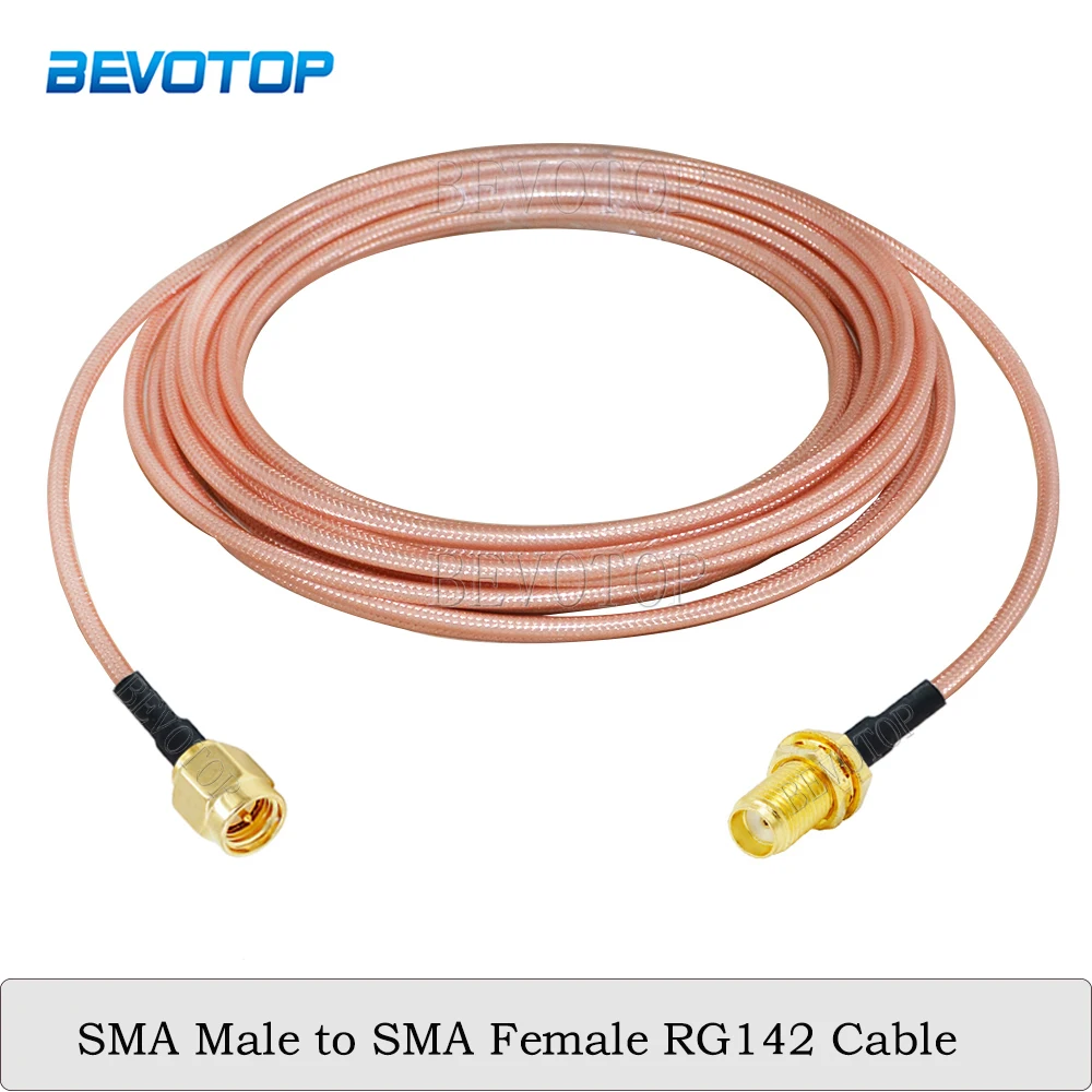 

Brown RG-142 Cable SMA Male / Female Connector Pigtail WIFI Router Antenna Extension Jumper RG142 RF Coaxial Cable Wire Cord