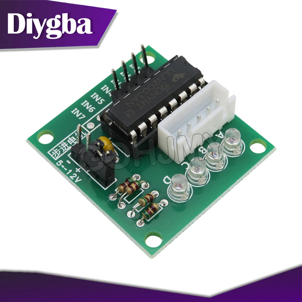 5V stepper motor+ULN2003 drive green board, five wire, four phase/stepper motor drive board