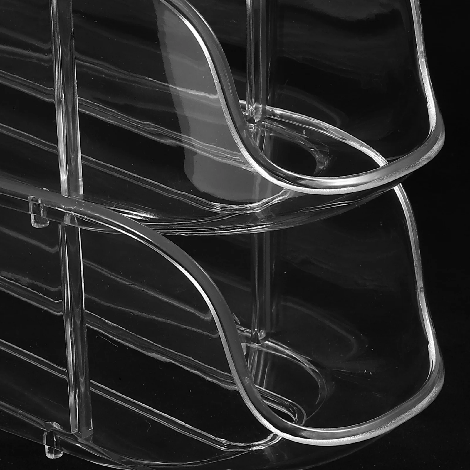 

2Pcs Egg Organizer for Refrigerator Drawer Style Stackable Egg Holder Fridge Storage Container Space Saver Eggs Organizer