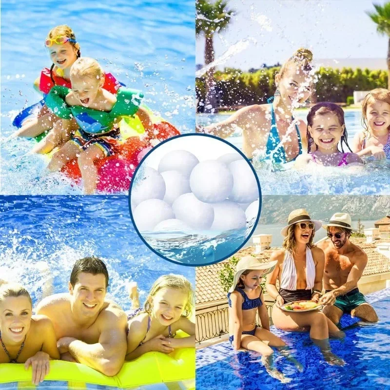 1PC Reusable Oil Absorbing Sponge Cleaning Ball for Swimming Pools Spas And Hot Tubs Floating Filter Balls for Water Cleaning