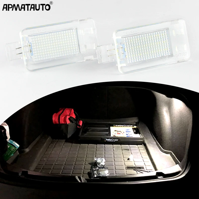 

2PCS LED Trunk Lamp 12V Luggage Compartment Light White Lights Fit For Volvo S80 V70 XC70 S60 XC90 C70 2000-2013 Car Accessories